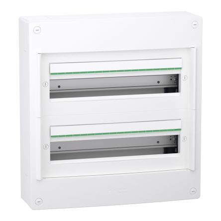 Schneider Electric PrismaSeT XS Series White Technoplastic Enclosure, IP30, IP40, IK08, IK09, White Lid, 450 x 426 x [LVSXT218]; 272-7492