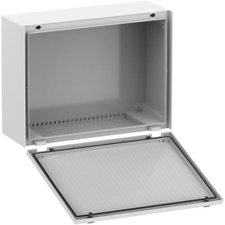 Schneider Electric PanelSeT Series Fibreglass Reinforced Polyester Enclosure, IP66, 636 mm x 847 mm x 300mm [NSYPLM68G]; 272-7503