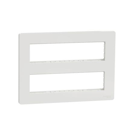 Schneider Electric White 2 Gang Frame [NU021820]; 272-7505