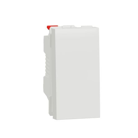 Schneider Electric White Push Button Light Switch, 1 Way, NU3 [NU310618F]; 272-7521