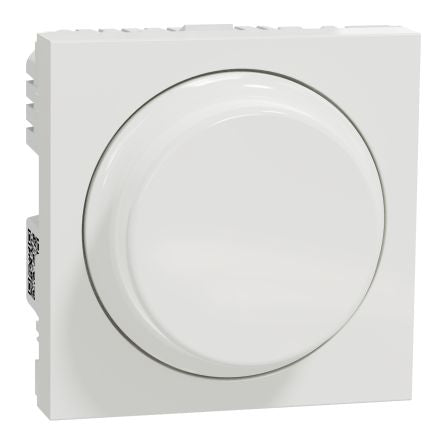 Schneider Electric 10 Way 1 Gang Push Button Dimmer Switch 16A, 230V ac, 200W [NU351618W]; 272-7533