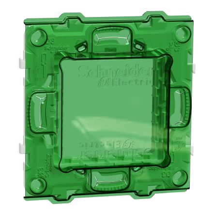 Schneider Electric Green, Transparent 1 Gang Frame [NU7002PC]; 272-7543