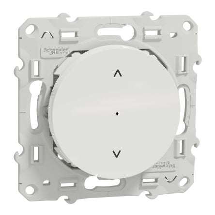 Schneider Electric White Push Button Light Switch, 1 Way, Wiser [S520567W]; 272-7577