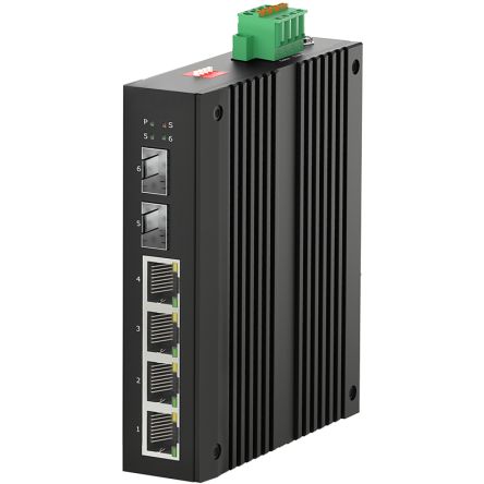 RS PRO Unmanaged 4 Port Ethernet Switch, RJ-45 [0]; 272-7652