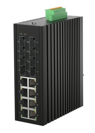 RS PRO Managed 8 Port Ethernet Switch, RJ-45 [0]; 272-7682