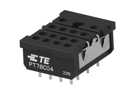 TE Connectivity 2071566 14 Pin 230V DIN Rail Relay Socket, for use with Relay [2071566-5]; 272-7711