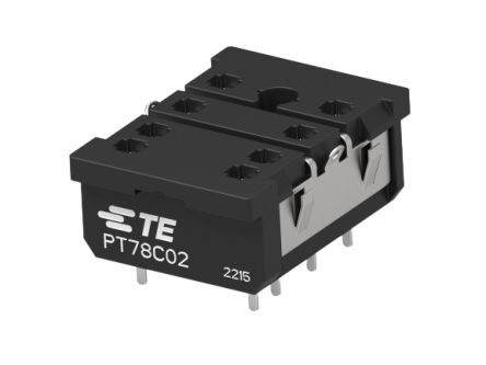 TE Connectivity 2071566 8 Pin 230V DIN Rail Relay Socket, for use with Relay [2071566-6]; 272-7714