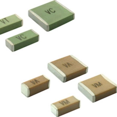 Vishay 4.7nF Multilayer Ceramic Capacitor MLCC, 50V dc V, ±10% , SMD [VJ2220Y472KXUSTX1]; 272-7969