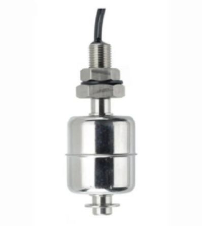 RS PRO Cable Mount Stainless Steel Float Switch, Float, 1m Cable, NO, 250V ac Max, 200V dc Max [0]; 273-1495