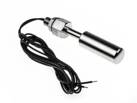 RS PRO Cable Mount Stainless Steel Float Switch, Float, 60.6mm Cable, NO, 250V ac Max, 200V dc Max [0]; 273-1497