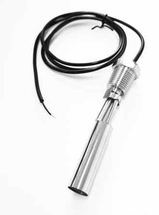 RS PRO Cable Mount Stainless Steel Float Switch, Float, 1m Cable, NO, 250V ac Max, 200V dc Max [0]; 273-1498