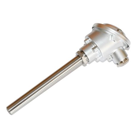 Electrotherm PT100 RTD Sensor, 15mm Dia, 300mm Long, 3 Wire, Probe, 3 DIN EN 60751 °C, F0 °C +400°C Max [340-E-3LS-300]; 273-1758