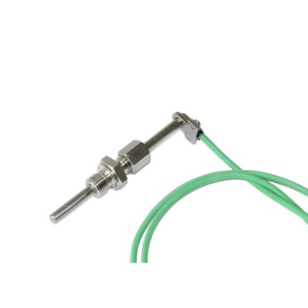 ElectrothermK7T Type K Thermocouple 2500mm Length, 3mm Diameter, 0°C → +205°C [K7T-1K-100-205-G1/4]; 273-1785
