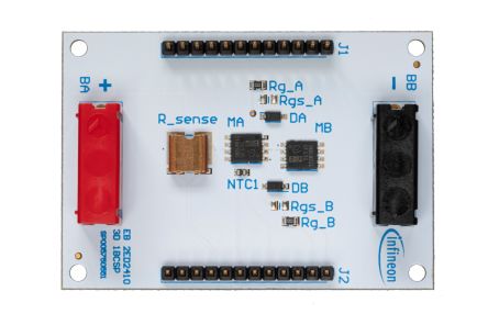 Infineon EB 2ED2410 3D 1BCSP MOSFET Gate Driver for Gate Driver, Power MOSFET for 2ED2410-EM 24 V Evaluation Motherboard [EB2ED24103D1BCSPTOBO1]; 273-2060