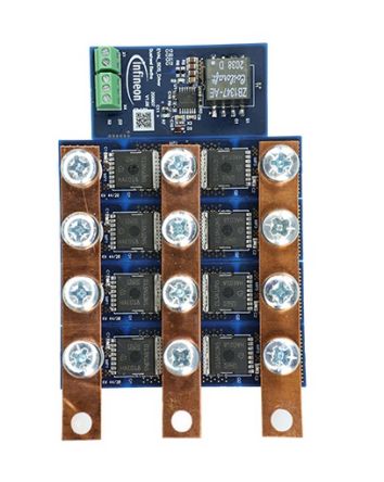 Infineon EVAL_BDPS_DD_TOLL TOLL power board for bidirectional battery disconnection Current Controller for MOSFET for [EVALBDPSDDTOLLTOBO1]; 273-2067