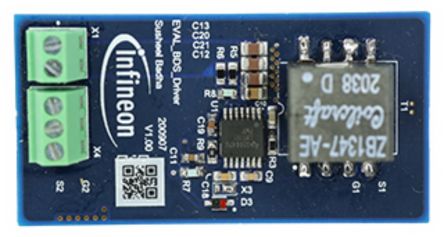 Infineon Bidirectional Protection Switch Evaluation Kit Current Controller for MOSFET for MOSFET [EVALBDPSDRIVERTOBO1]; 273-2069