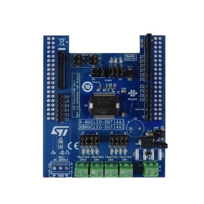 STMicroelectronics Industrial Digital Output Expansion Board for STM32 Nucleo [X-NUCLEO-OUT14A1]; 273-4940