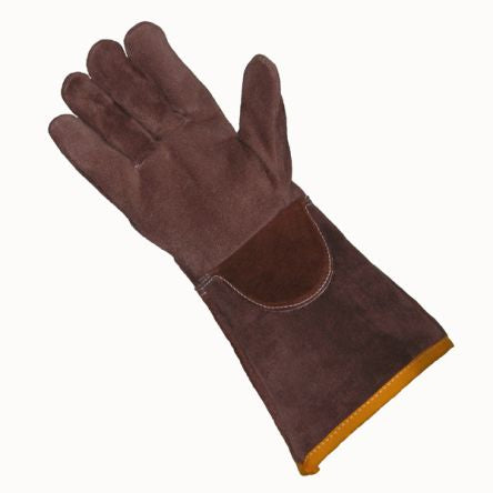Liscombe Brown Leather Safety Work Gloves [L5-314-AP]; 273-5517