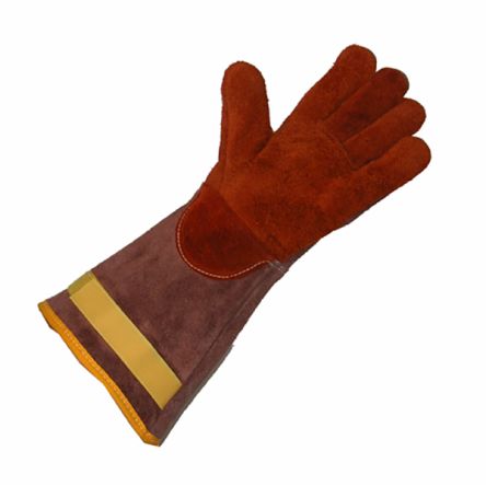 Liscombe Brown Safety Work Gloves, Size 9 [L6-316-K]; 273-5526