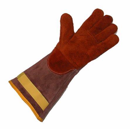 Liscombe Brown Safety Work Gloves, Size 9 [L6-316-V]; 273-5527