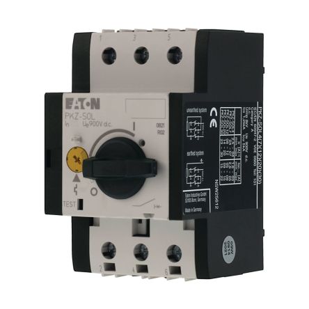 Eaton PKZ Circuit Breaker, 3P, 30A, 900V AC, 0 kA Breaking Capacity [120939 PKZ-SOL30]; 273-6433