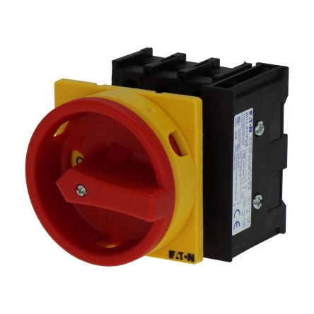 Eaton, 3P 90° On-Off Cam Switch, 690V (Volts), 40A, Door Coupling Rotary Drive Actuator [199895 P1-40/EA/SVB/HI11]; 273-6466