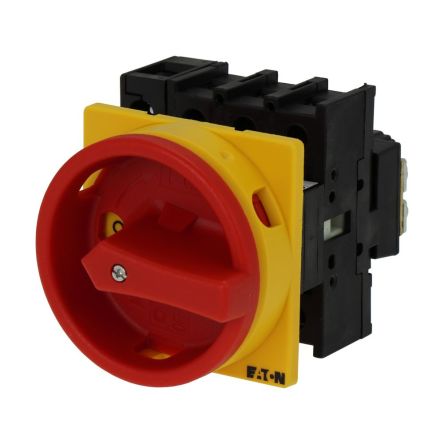 Eaton, 3P + N 90° On-Off Cam Switch, 690V (Volts), 40A, Door Coupling Rotary Drive Actuator [199896 P1-40/EA/SVB/N]; 273-6467