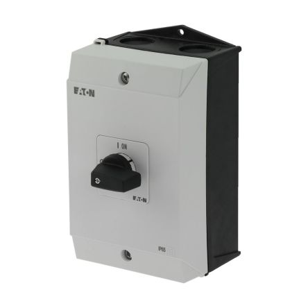 Eaton 3 Pole Surface Mount Isolator Switch - 40A Maximum Current, 15kW Power Rating, IP65 [199906 P1-40/I2]; 273-6477