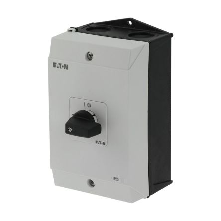 Eaton 3 Pole Surface Mount Isolator Switch - 40A Maximum Current, 15kW Power Rating, IP65 [199908 P1-40/I2/N]; 273-6479