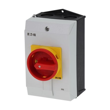 Eaton, 3P 90° On-Off Cam Switch, 690V (Volts), 40A, Door Coupling Rotary Drive Actuator [199910 P1-40/I2/SVB/HI11]; 273-6481