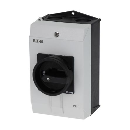 Eaton, 3P 90° On-Off Cam Switch, 690V (Volts), 40A, Door Coupling Rotary Drive Actuator [199913 P1-40/I2/SVB-SW/HI11]; 273-6484