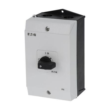 Eaton 3 Pole Surface Mount Isolator Switch - 40A Maximum Current, 15kW Power Rating, IP65 [199921 P1-40/I2H/N]; 273-6492