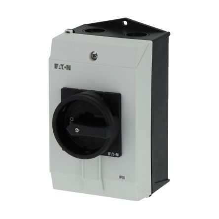 Eaton, 3P + N 90° On-Off Cam Switch, 690V (Volts), 40A, Door Coupling Rotary Drive Actuator [199927 P1-40/I2H/SVB-SW/N]; 273-6498