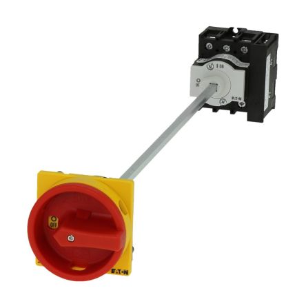 Eaton, 3P 90° On-Off Cam Switch, 690V (Volts), 40A, Door Coupling Rotary Drive Actuator [199937 P1-40/M4/SVB/HI11]; 273-6508