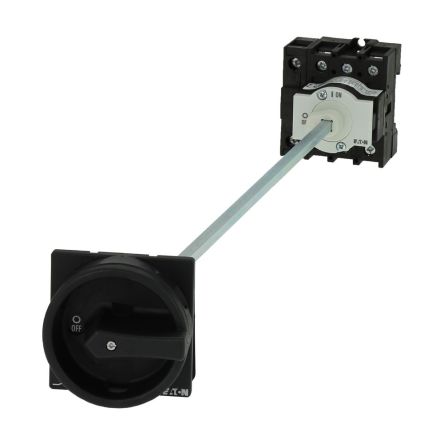 Eaton, 3P 90° On-Off Cam Switch, 690V (Volts), 40A, Door Coupling Rotary Drive Actuator [199941 P1-40/M4/SVB-SW/HI11]; 273-6512
