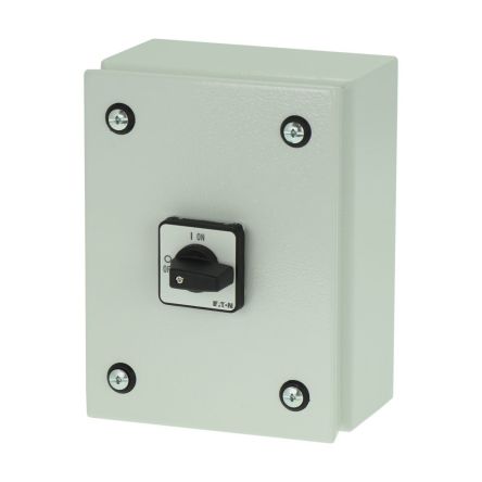 Eaton 3 Pole Surface Mount Isolator Switch - 40A Maximum Current, 15kW Power Rating, IP65 [199944 P1-40/SE1]; 273-6515