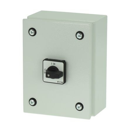 Eaton 3 Pole Surface Mount Isolator Switch - 40A Maximum Current, 15kW Power Rating, IP65 [199945 P1-40/SE1/N]; 273-6516