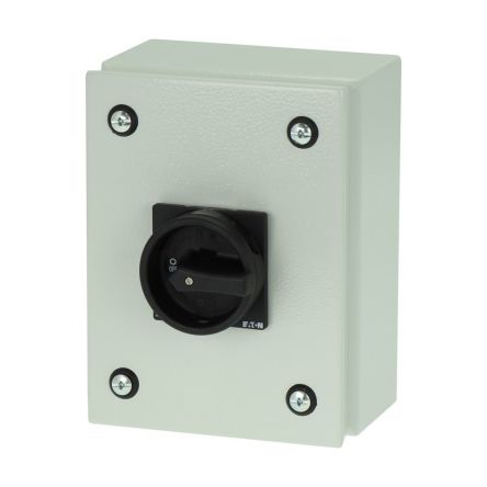 Eaton, 3P + N 90° On-Off Cam Switch, 690V (Volts), 40A, Door Coupling Rotary Drive Actuator [199951 P1-40/SE1/SVB-SW/N]; 273-6522