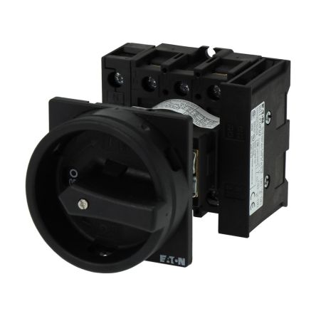 Eaton, 3P + N 90° On-Off Cam Switch, 690V (Volts), 40A, Door Coupling Rotary Drive Actuator [199962 P1-40/V/SVB-SW/N/HI11]; 273-6530
