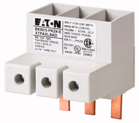 Eaton Moeller Extension Terminal for use with PKE65, PKZM4 [272165 BK50/3-PKZ4-E]; 273-6539
