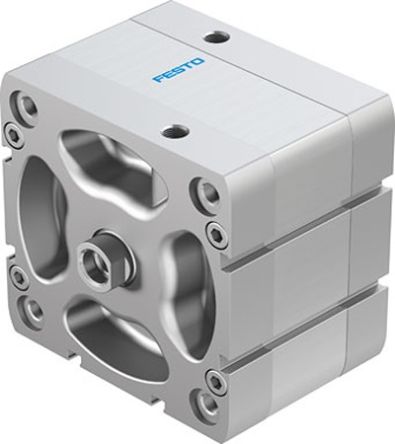 Festo Pneumatic Compact Cylinder - 577191, 100mm Bore, 15mm Stroke, ADN Series, Double Acting [ADN-100-15-I-PPS-A]; 273-6640
