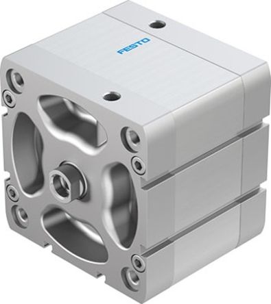 Festo Pneumatic Compact Cylinder - 577194, 100mm Bore, 30mm Stroke, ADN Series, Double Acting [ADN-100-30-I-PPS-A]; 273-6642