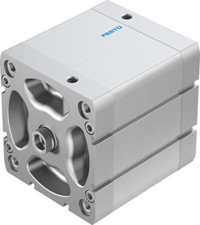 Festo Pneumatic Compact Cylinder - 577197, 100mm Bore, 60mm Stroke, ADN Series, Double Acting [ADN-100-60-I-PPS-A]; 273-6644