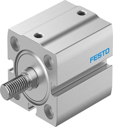 Festo Pneumatic Compact Cylinder - 8092110, 25mm Bore, 45mm Stroke, ADN Series, Double Acting [ADN-S-25-45-A-P-A]; 273-6697