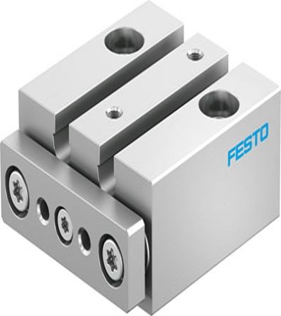Festo Pneumatic Guided Cylinder - 4149946, 6mm Bore, 15mm Stroke, DFM Series, Double Acting [DFM-6-15-P-A-GF]; 273-7018