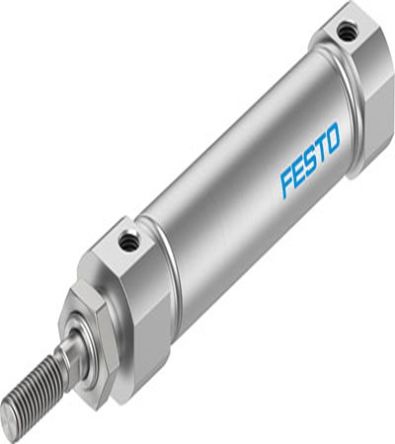 Festo Pneumatic Piston Rod Cylinder - 5217242, 16mm Bore, 60mm Stroke, DSNU Series, Double Acting [DSNU-S-16-60-PPS-A-MQ]; 273-7684