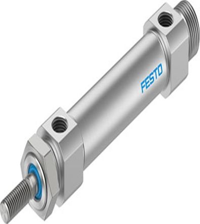 Festo Pneumatic Roundline Cylinder - 5224637, 20mm Bore, 30mm Stroke, DSNU Series, Double Acting [DSNU-S-20-30-P-A-MX]; 273-7700