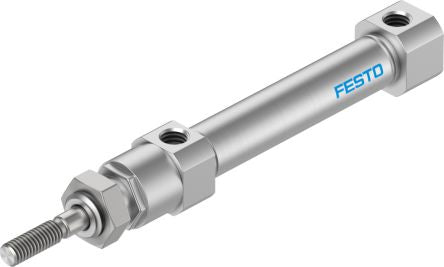 Festo Pneumatic Piston Rod Cylinder - 5205907, 8mm Bore, 100mm Stroke, DSNU Series, Double Acting [DSNU-S-8-100-P-A-MQ]; 273-7733