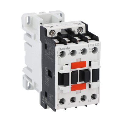 Lovato BF18 Contactor, 12 V dc Coil, 4-Pole, 32 A, 36 kW, 2NO+2NC, 690 V [BF18T2D012]; 273-8869