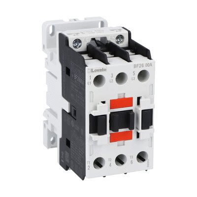 Lovato BF26 Contactor, 460 V ac Coil, 3-Pole, 26 A, 51 kW, 690 V [BF2600A46060]; 273-8921